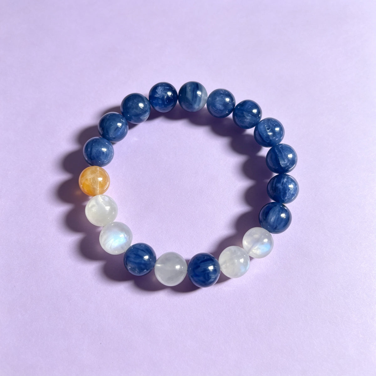 Composition 014 — Deep Blue Soft Warm