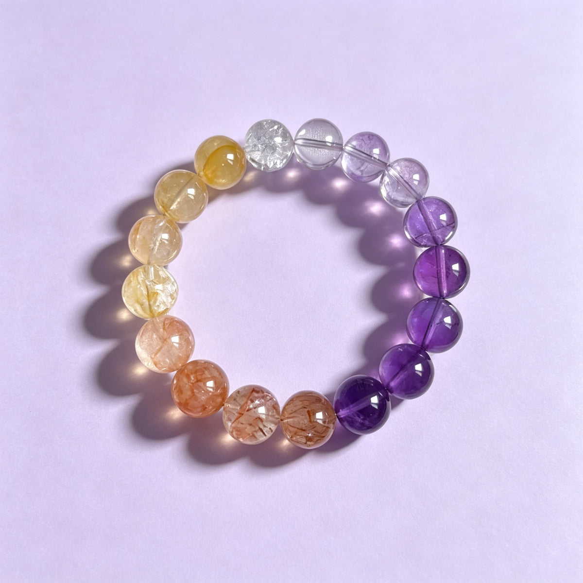 Composition 015 — Violet Sunset